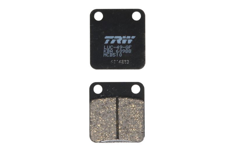 TRW ZF brake pads KH54 organic HONDA CG 125 04-08, CRF 150 03-16, KAWASAKI KX 65 00-, KLX 125 10-13, SUZUKI DR 125 91-00, DR 200 15-, front